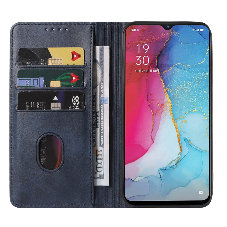 For OPPO Reno3 5G Magnetic Closure Leather Phone Case