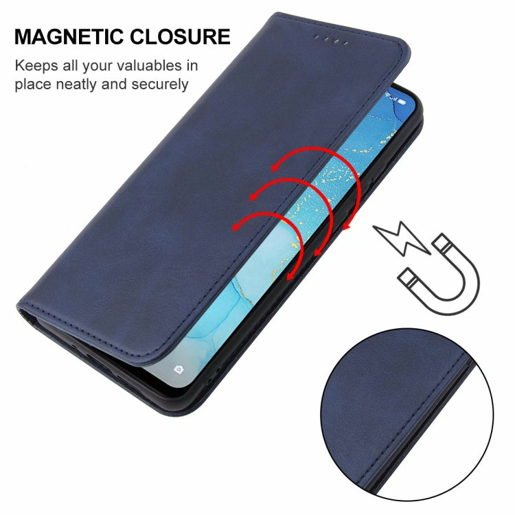 For OPPO Reno3 5G Magnetic Closure Leather Phone Case