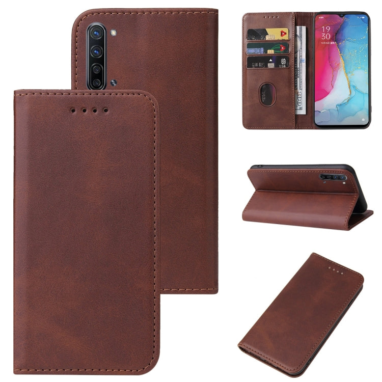For OPPO Reno3 5G Magnetic Closure Leather Phone Case