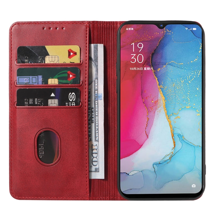 For OPPO Reno3 5G Magnetic Closure Leather Phone Case