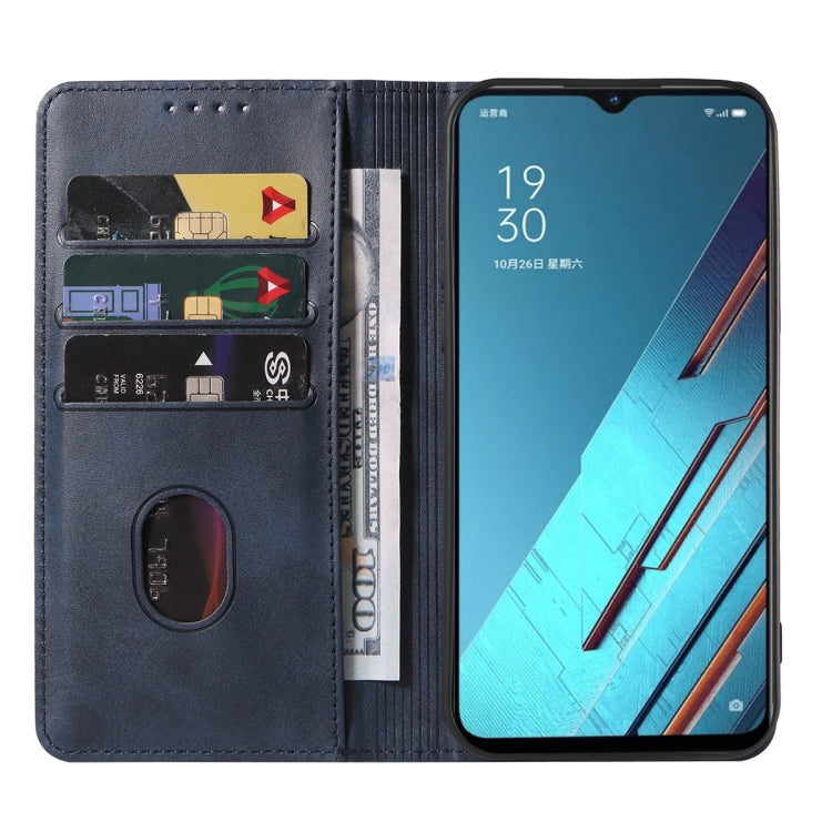 For OPPO Reno3 Youth Magnetic Closure Leather Phone Case