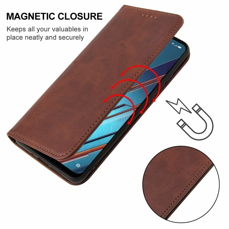 For OPPO Reno3 Youth Magnetic Closure Leather Phone Case