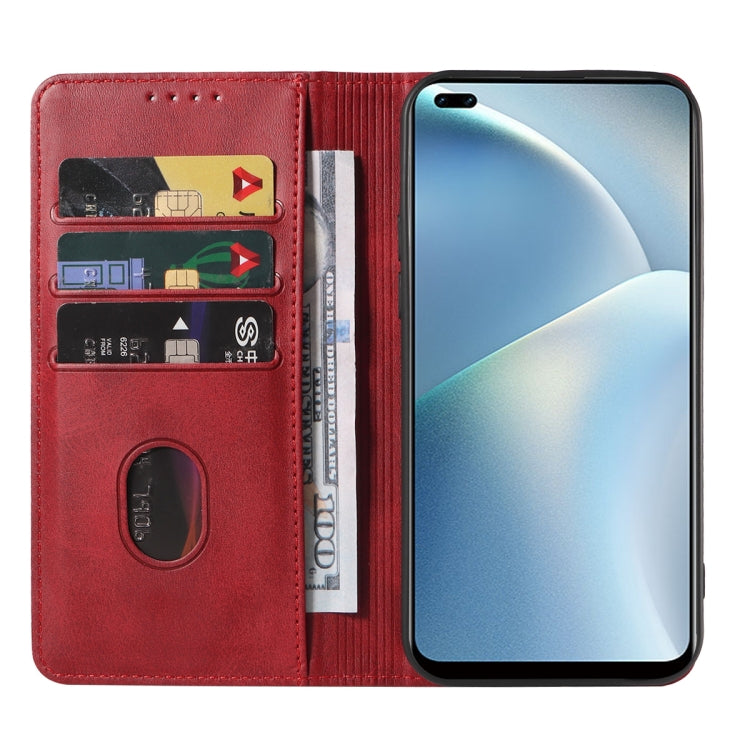 For OPPO Reno4 F Magnetic Closure Leather Phone Case
