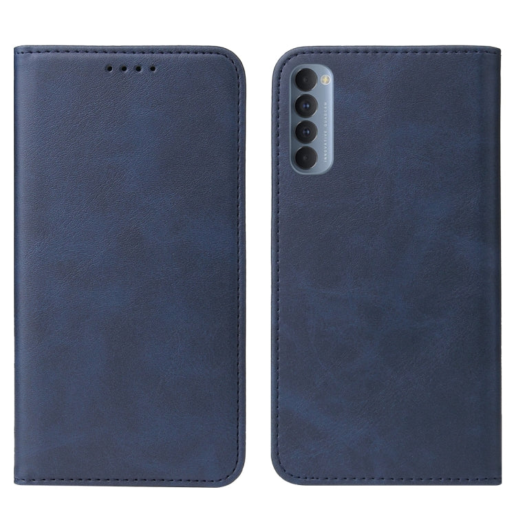 For OPPO Reno4 Pro Magnetic Closure Leather Phone Case