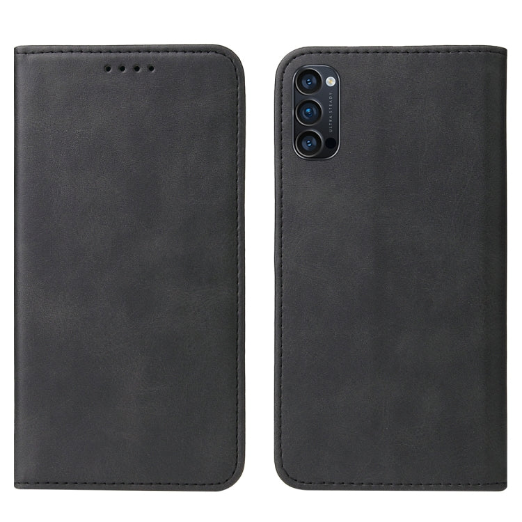 For OPPO Reno4 Pro 5G Magnetic Closure Leather Phone Case