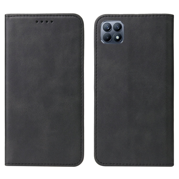 For OPPO Reno4 SE Magnetic Closure Leather Phone Case