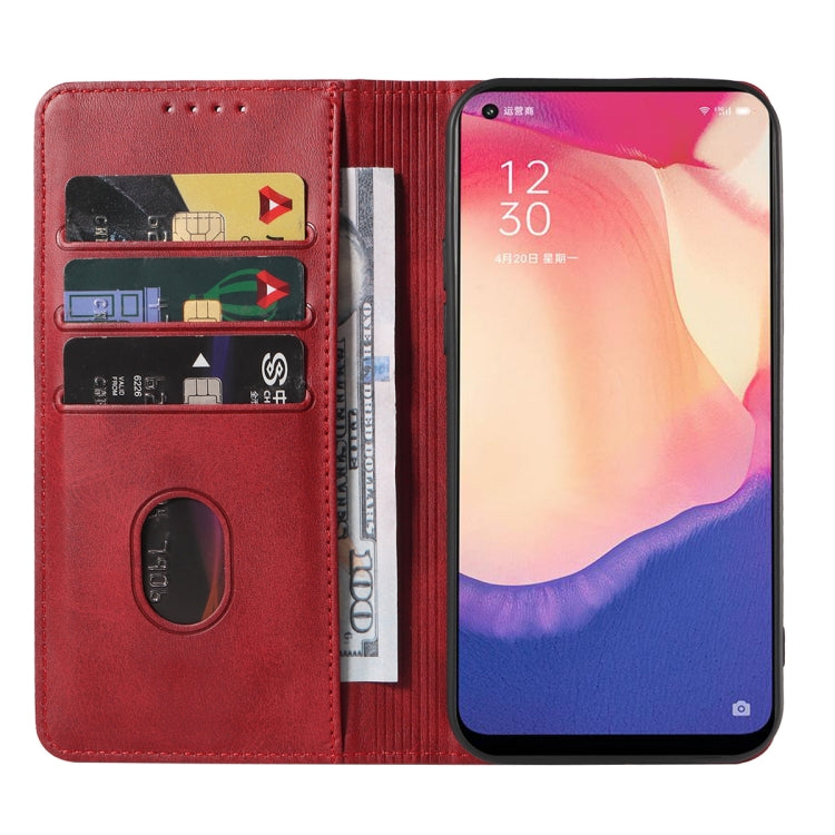 For OPPO Reno4 SE Magnetic Closure Leather Phone Case