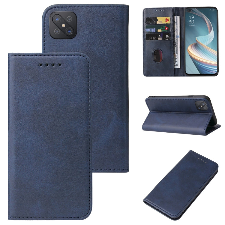 For OPPO Reno4 Z 5G Magnetic Closure Leather Phone Case