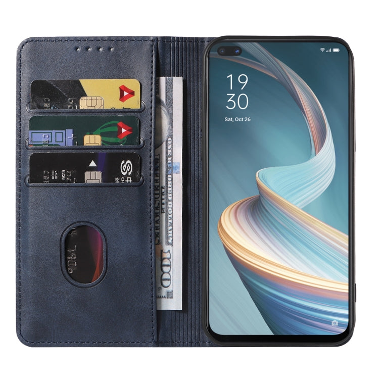 For OPPO Reno4 Z 5G Magnetic Closure Leather Phone Case