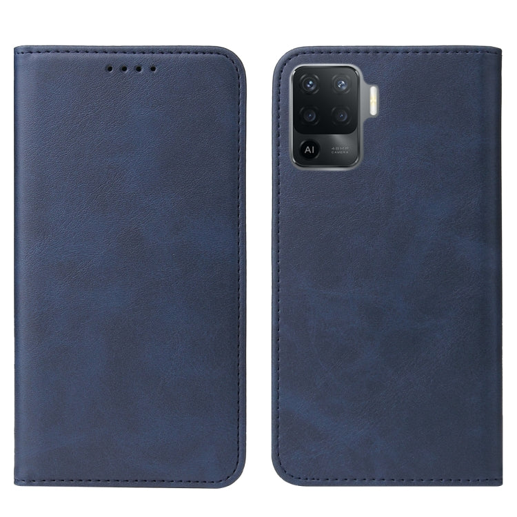 For OPPO Reno5 F Magnetic Closure Leather Phone Case
