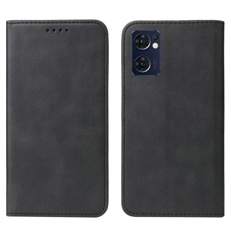 For OPPO Reno7 5G Global / Find X5 Lite Magnetic Closure Leather Phone Case