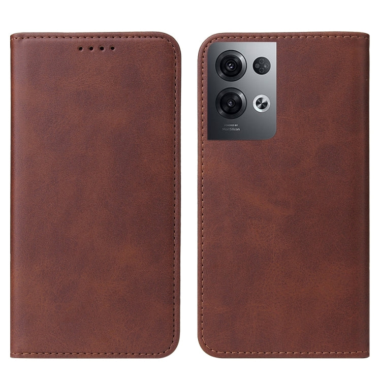 For OPPO Reno8 Pro Magnetic Closure Leather Phone Case