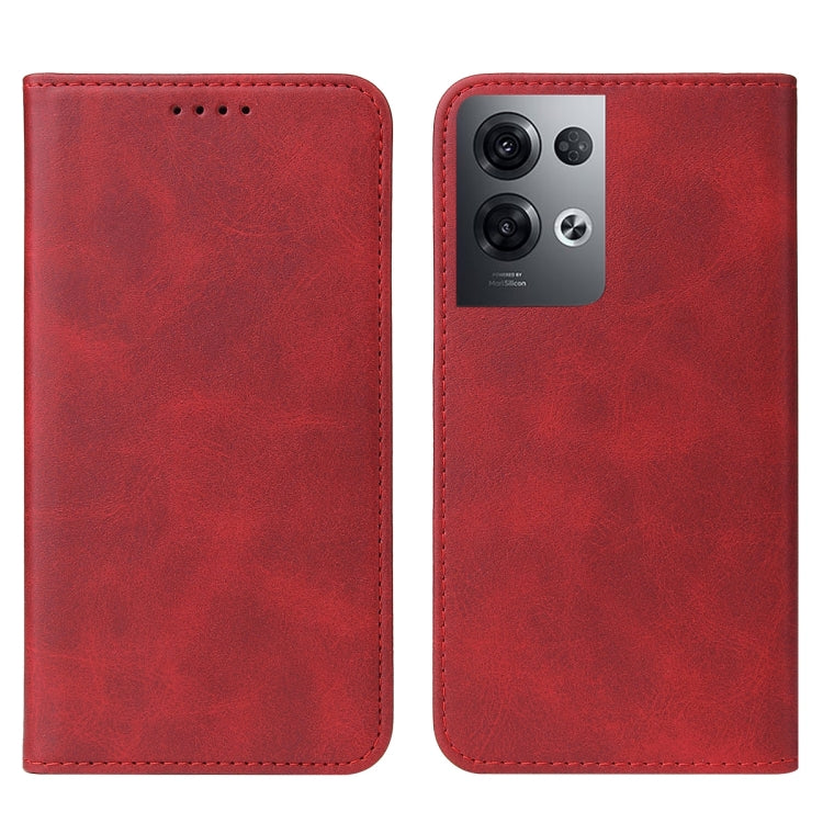 For OPPO Reno8 Pro Magnetic Closure Leather Phone Case