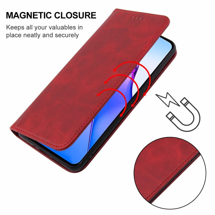 For OPPO Reno8 Pro Magnetic Closure Leather Phone Case