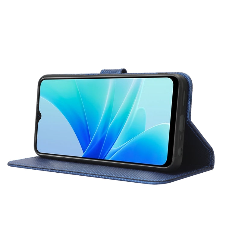 For OPPO A57 5G / 4G Diamond Texture Leather Phone Case