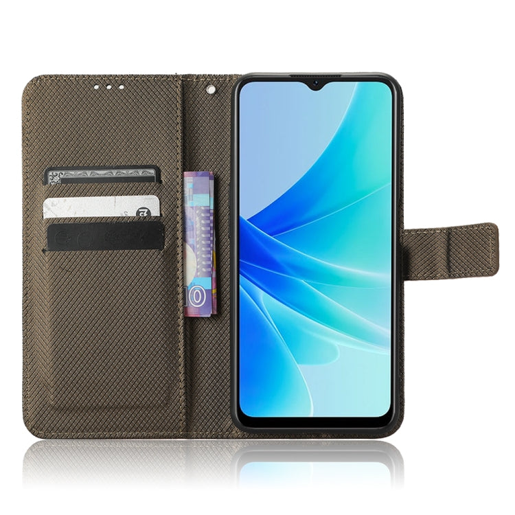 For OPPO A57 5G / 4G Diamond Texture Leather Phone Case
