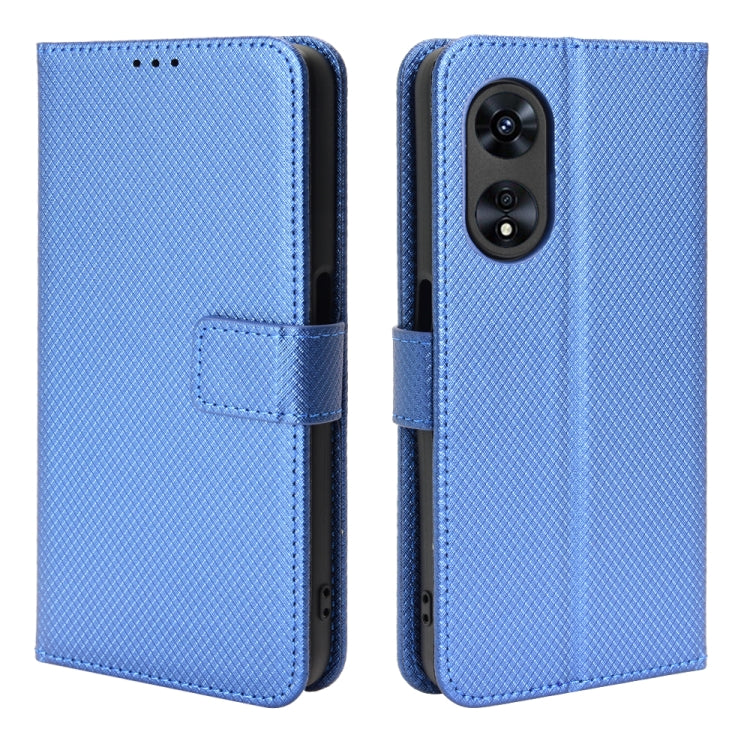 For OPPO A97 5G Diamond Texture Leather Phone Case