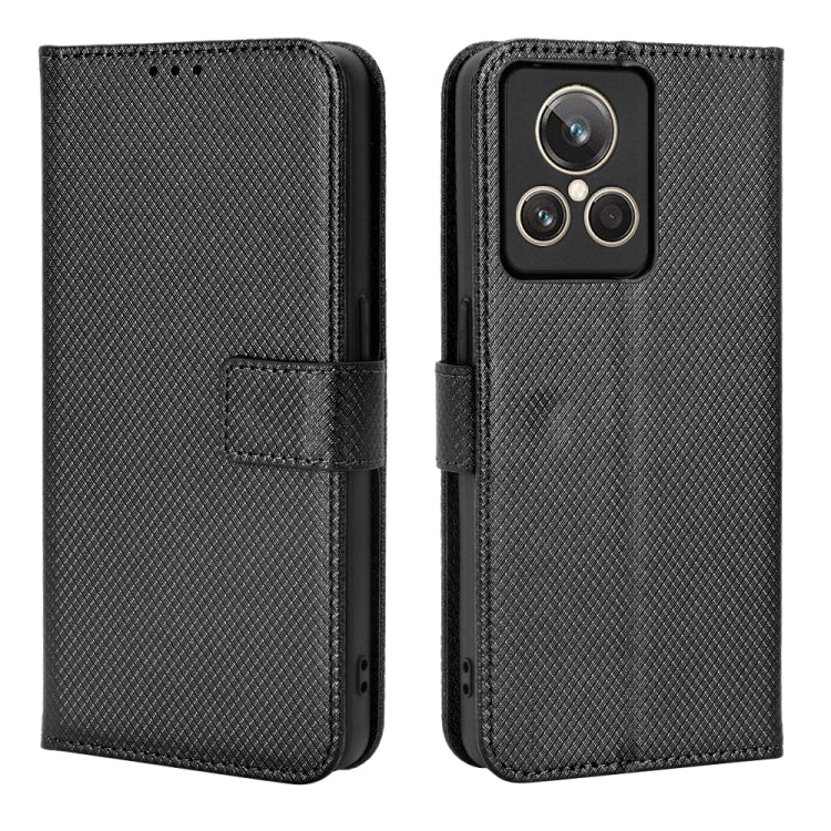 For Realme GT2 Explorer Master Diamond Texture Leather Phone Case
