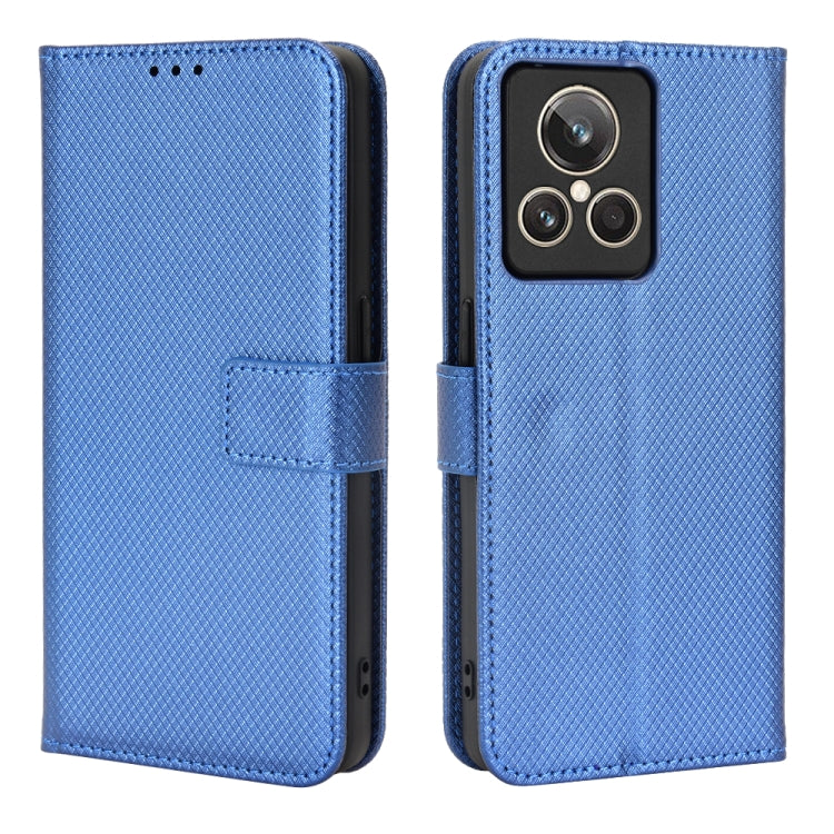 For Realme GT2 Explorer Master Diamond Texture Leather Phone Case