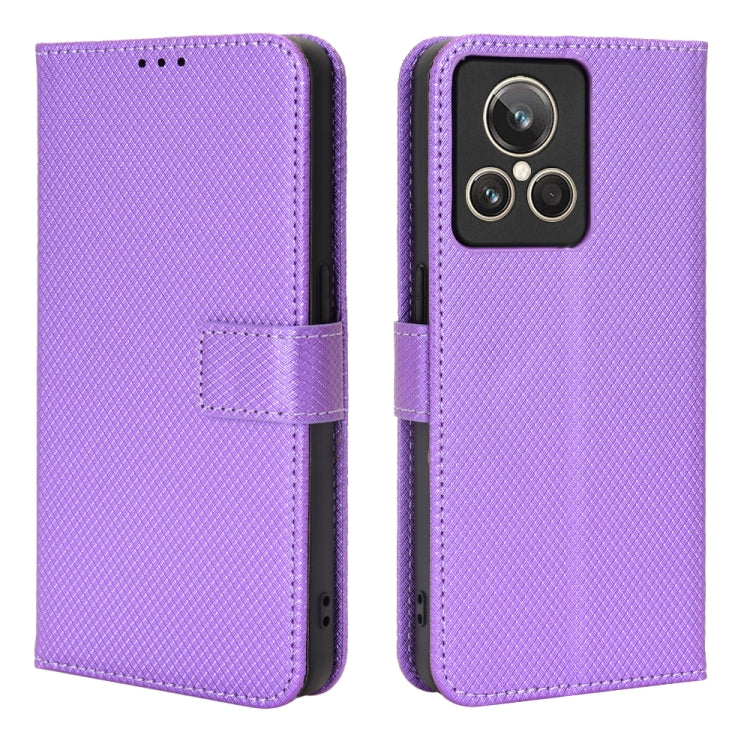 For Realme GT2 Explorer Master Diamond Texture Leather Phone Case