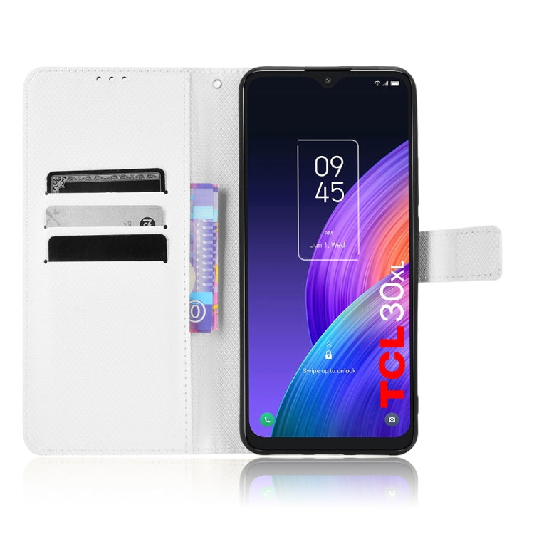 For TCL 30 XL Diamond Texture Leather Phone Case