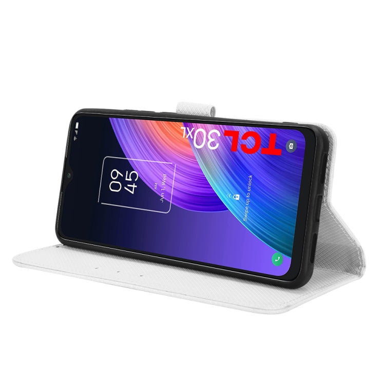For TCL 30 XL Diamond Texture Leather Phone Case