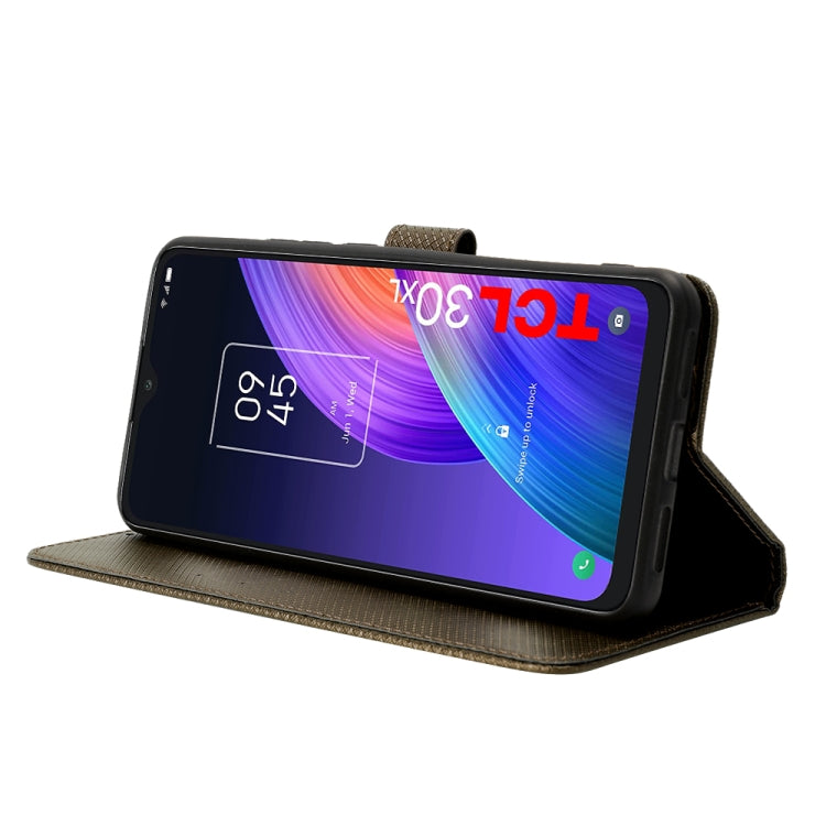 For TCL 30 XL Diamond Texture Leather Phone Case