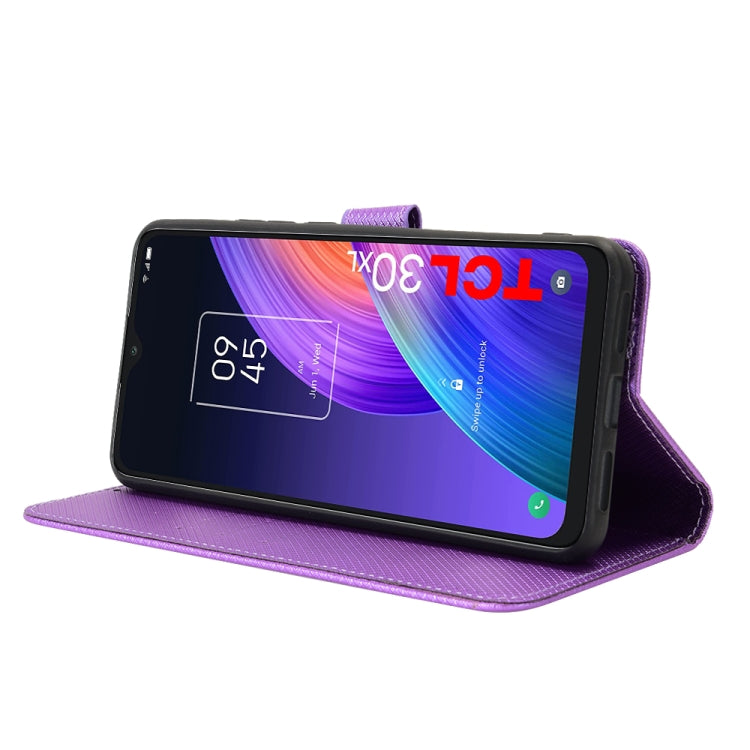 For TCL 30 XL Diamond Texture Leather Phone Case