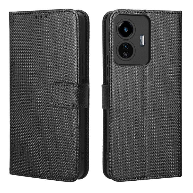 For vivo Y77 5G Diamond Texture Leather Phone Case