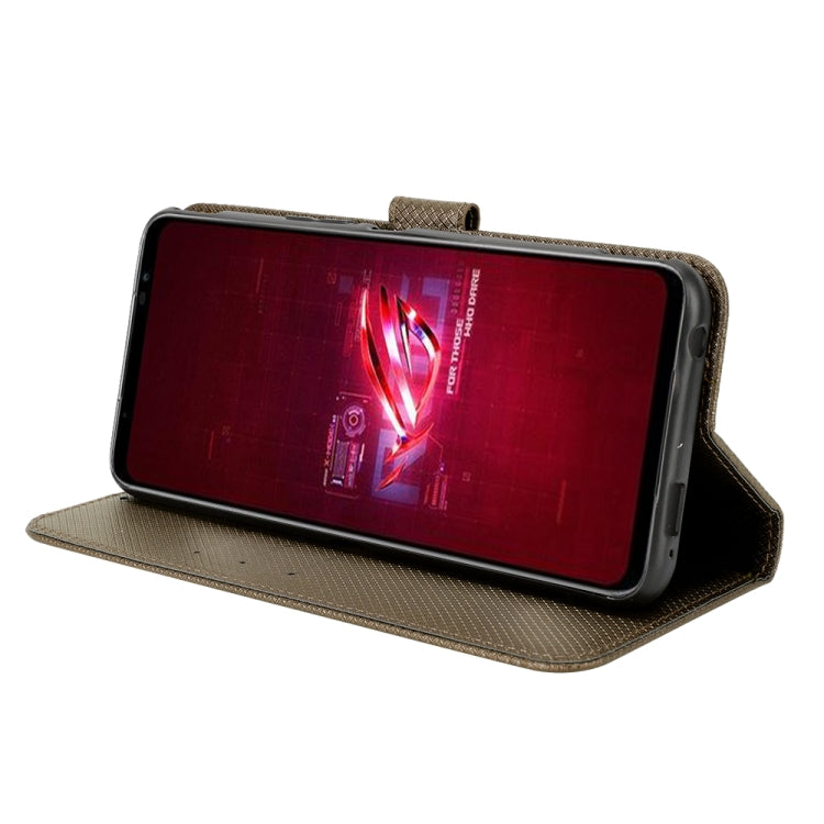 For ASUS ROG Phone 6 / 6 Pro Diamond Texture Leather Phone Case