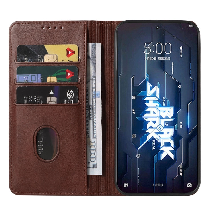 For Xiaomi Black Shark 5 Magnetic Closure Leather Phone Case