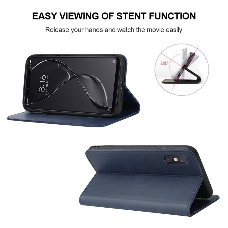 For Xiaomi Mi 8 Explorer Magnetic Closure Leather Phone Case