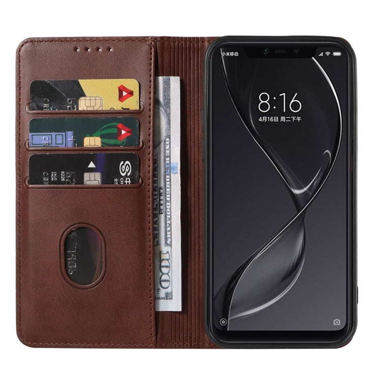 For Xiaomi Mi 8 Explorer Magnetic Closure Leather Phone Case