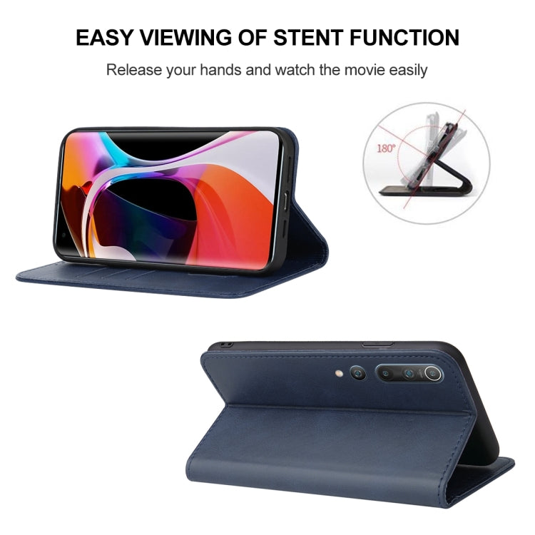 For Xiaomi Mi 10 / Mi 10 Pro Magnetic Closure Leather Phone Case