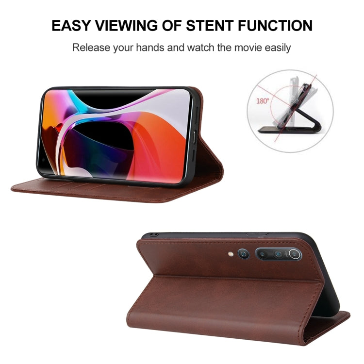 For Xiaomi Mi 10 / Mi 10 Pro Magnetic Closure Leather Phone Case