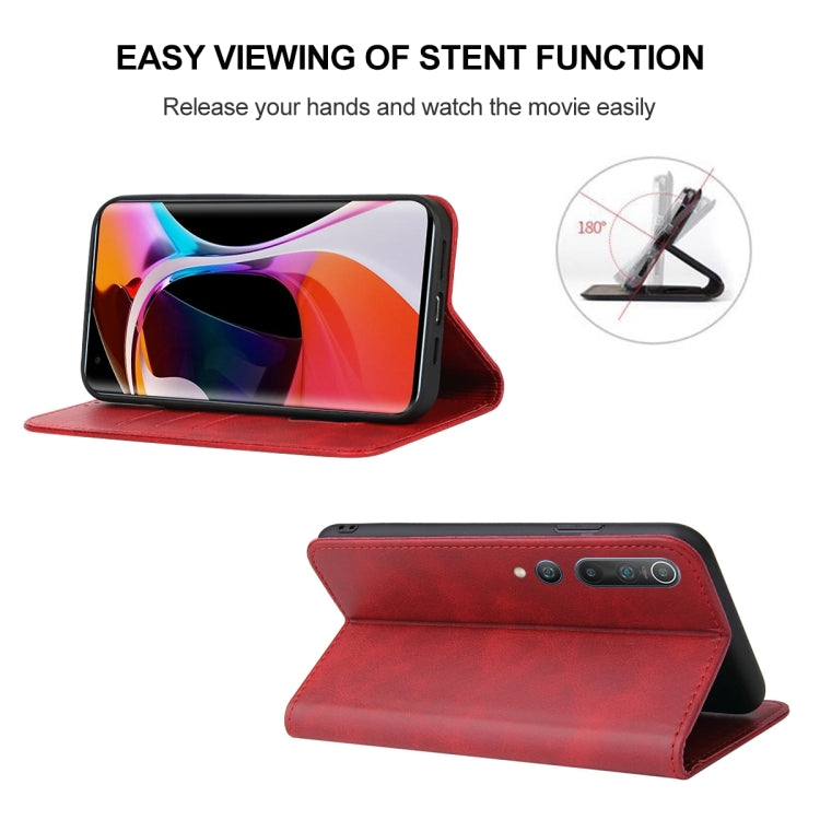 For Xiaomi Mi 10 / Mi 10 Pro Magnetic Closure Leather Phone Case
