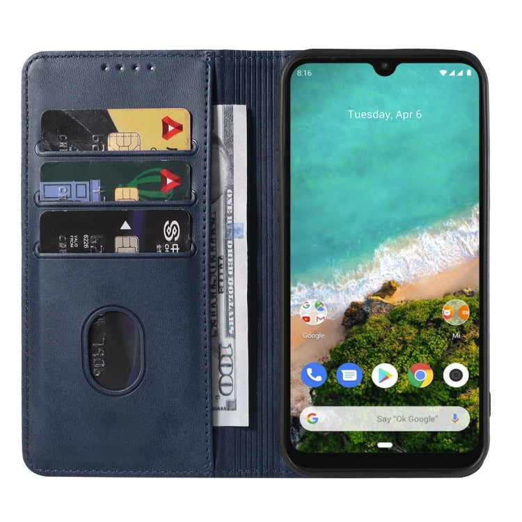 For Xiaomi Mi A3 Magnetic Closure Leather Phone Case