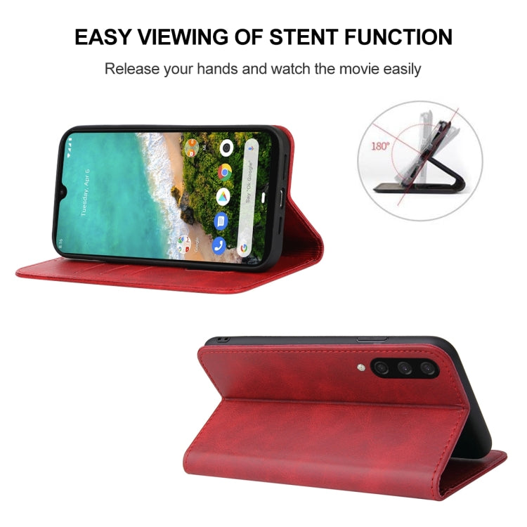 For Xiaomi Mi A3 Magnetic Closure Leather Phone Case