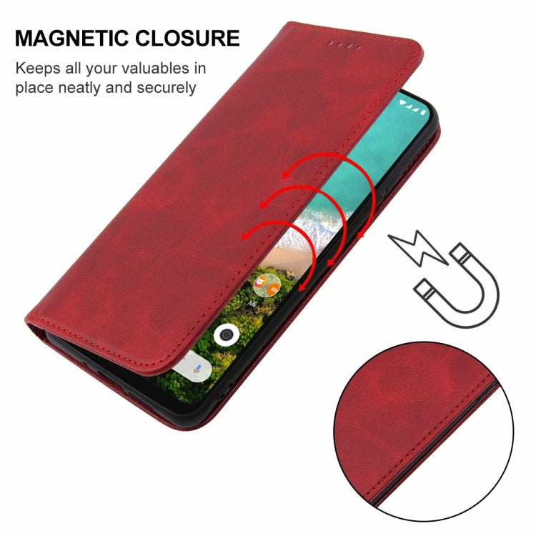 For Xiaomi Mi A3 Magnetic Closure Leather Phone Case