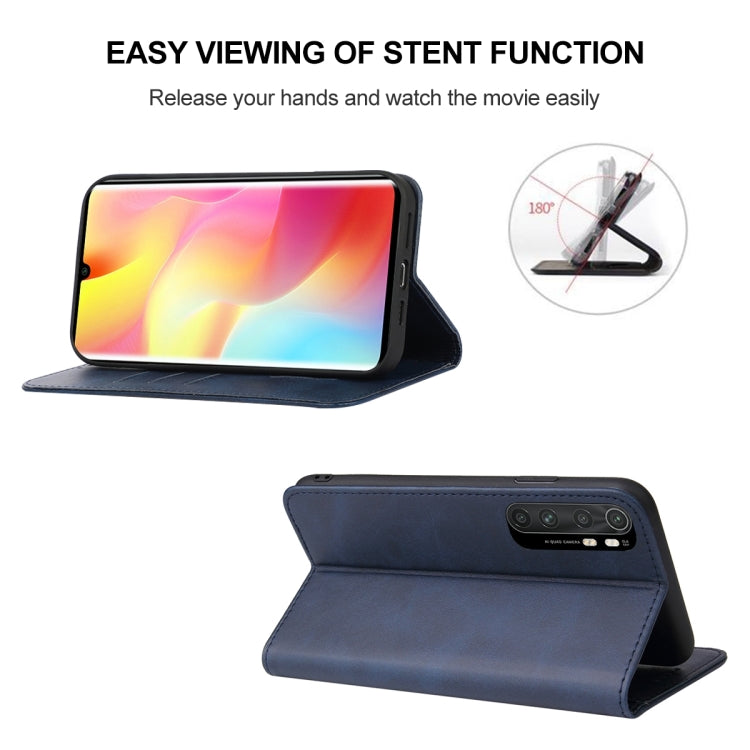 For Xiaomi Mi Note 10 Lite Magnetic Closure Leather Phone Case