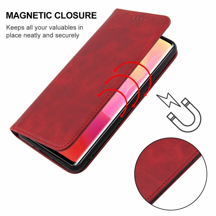 For Xiaomi Mi Note 10 Lite Magnetic Closure Leather Phone Case