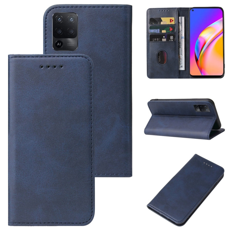 For OPPO A94 Magnetic Closure Leather Phone Case