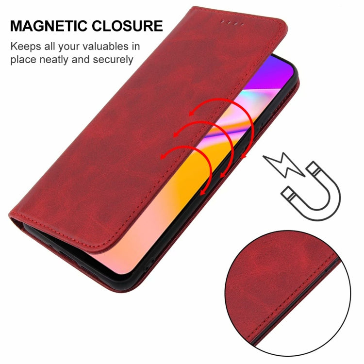 For OPPO A94 Magnetic Closure Leather Phone Case
