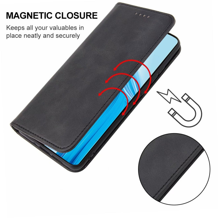 For OPPO F17 Pro Magnetic Closure Leather Phone Case