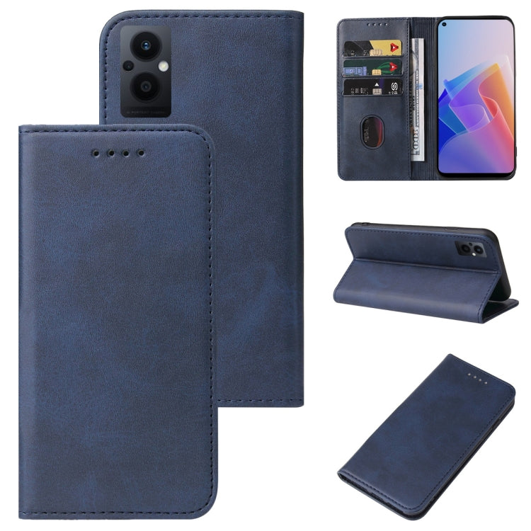 For OPPO F21 Pro 5G Magnetic Closure Leather Phone Case