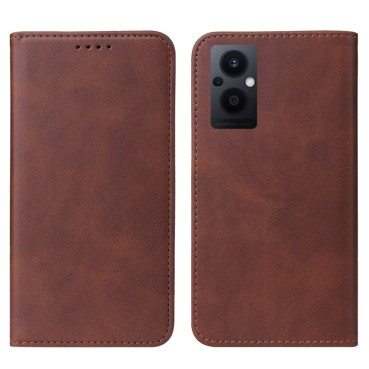 For OPPO F21 Pro 5G Magnetic Closure Leather Phone Case