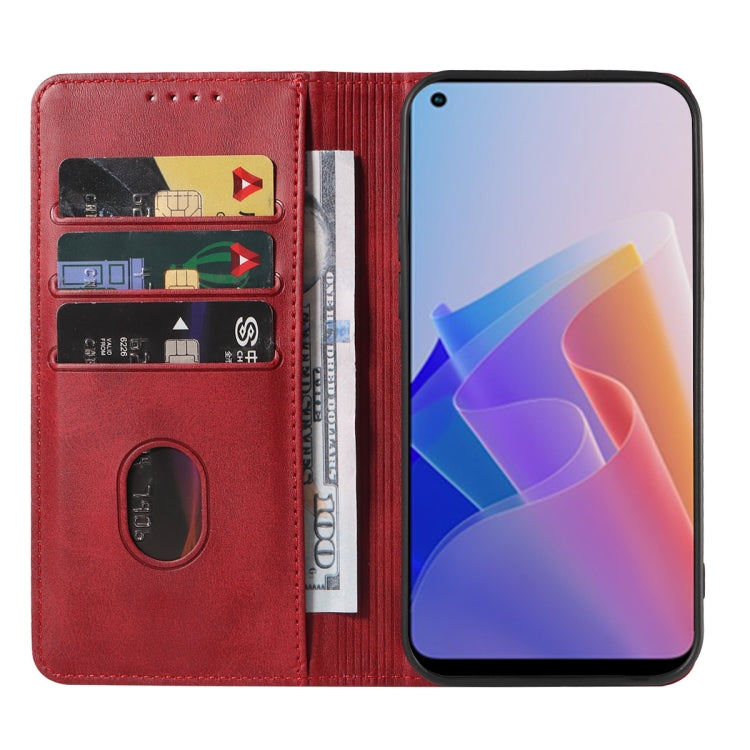 For OPPO F21 Pro 5G Magnetic Closure Leather Phone Case