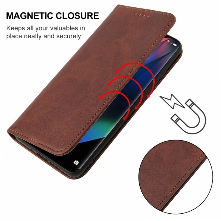 For OPPO Find X3 Magnetic Closure Leather Phone Case