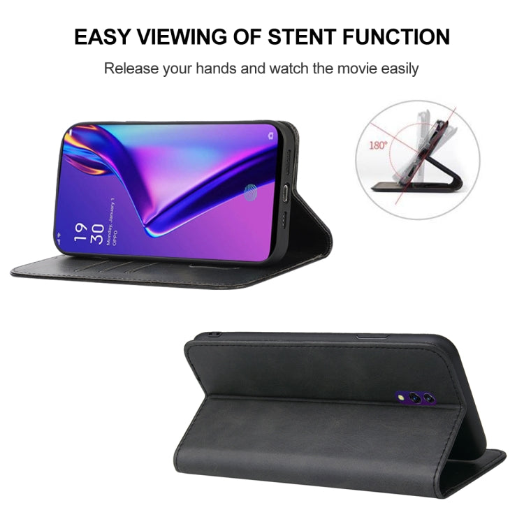 For OPPO K3 Magnetic Closure Leather Phone Case