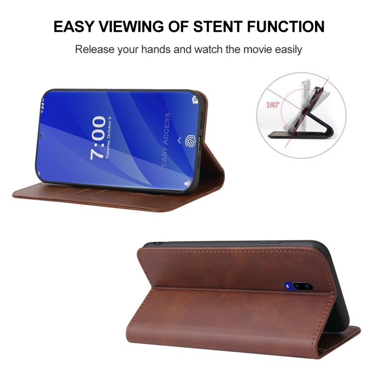 For OPPO R19 Magnetic Closure Leather Phone Case